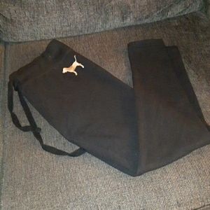 Pink Victoria's secret joggers